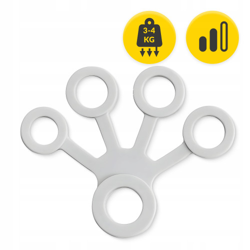 Резинка для фитнеса  4FIZJO 1-5 кг 3 шт Mix для пальцев и кисти - фото №5